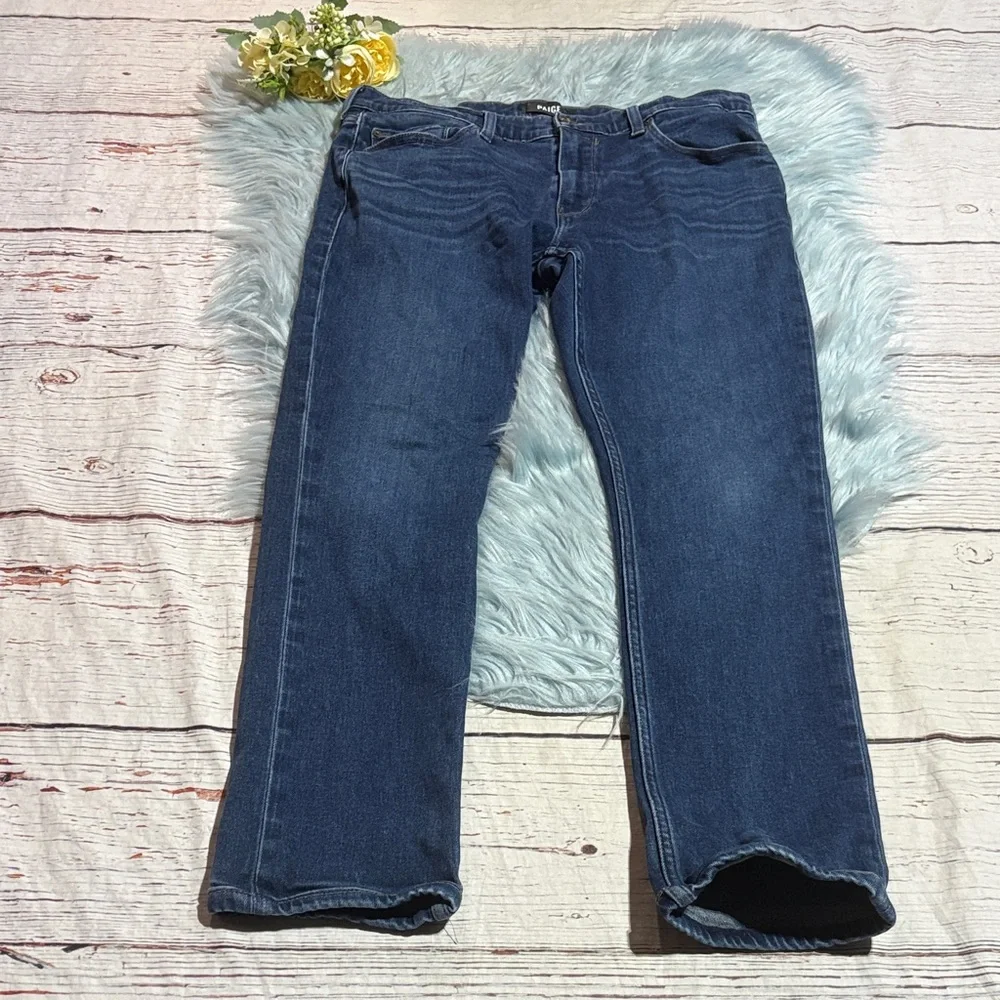 PAIGE Men's Lennox Dark Wash Slim Fit Jeans sz 32